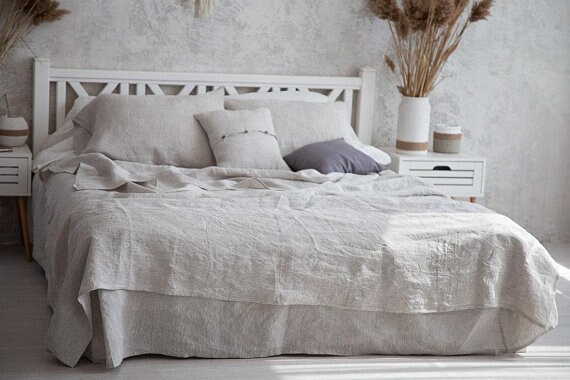 Linen Bed Sheet Set Sheets Set Queen Sheet Bed Set Bedding Etsy