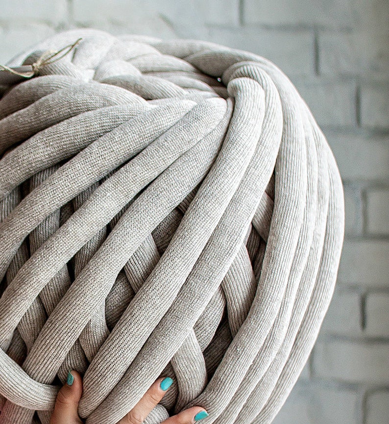 Chunky cotton yarn for arm knitting super chunky and soft Etsy