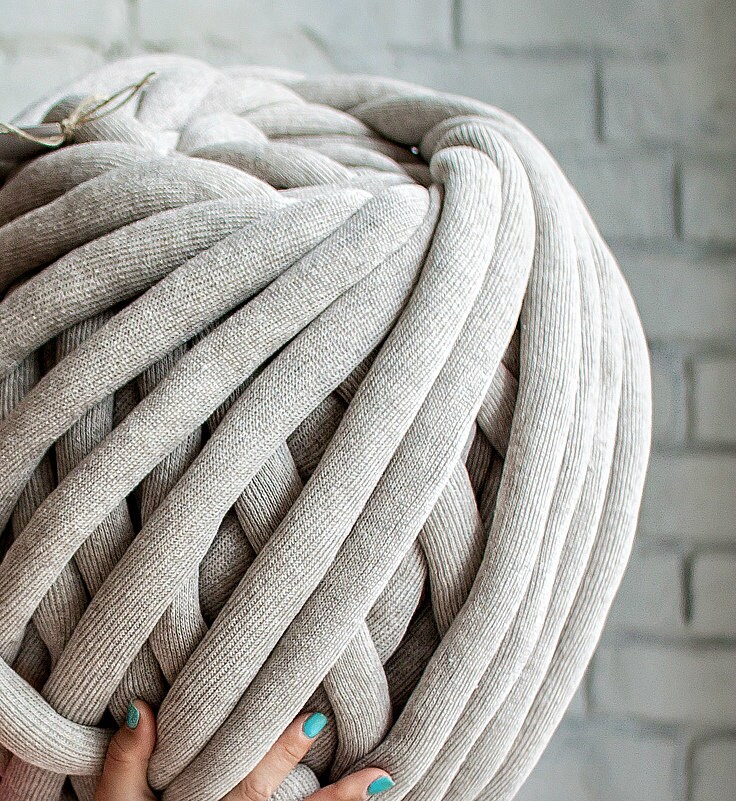 Chunky cotton yarn for arm knitting super chunky and soft Etsy