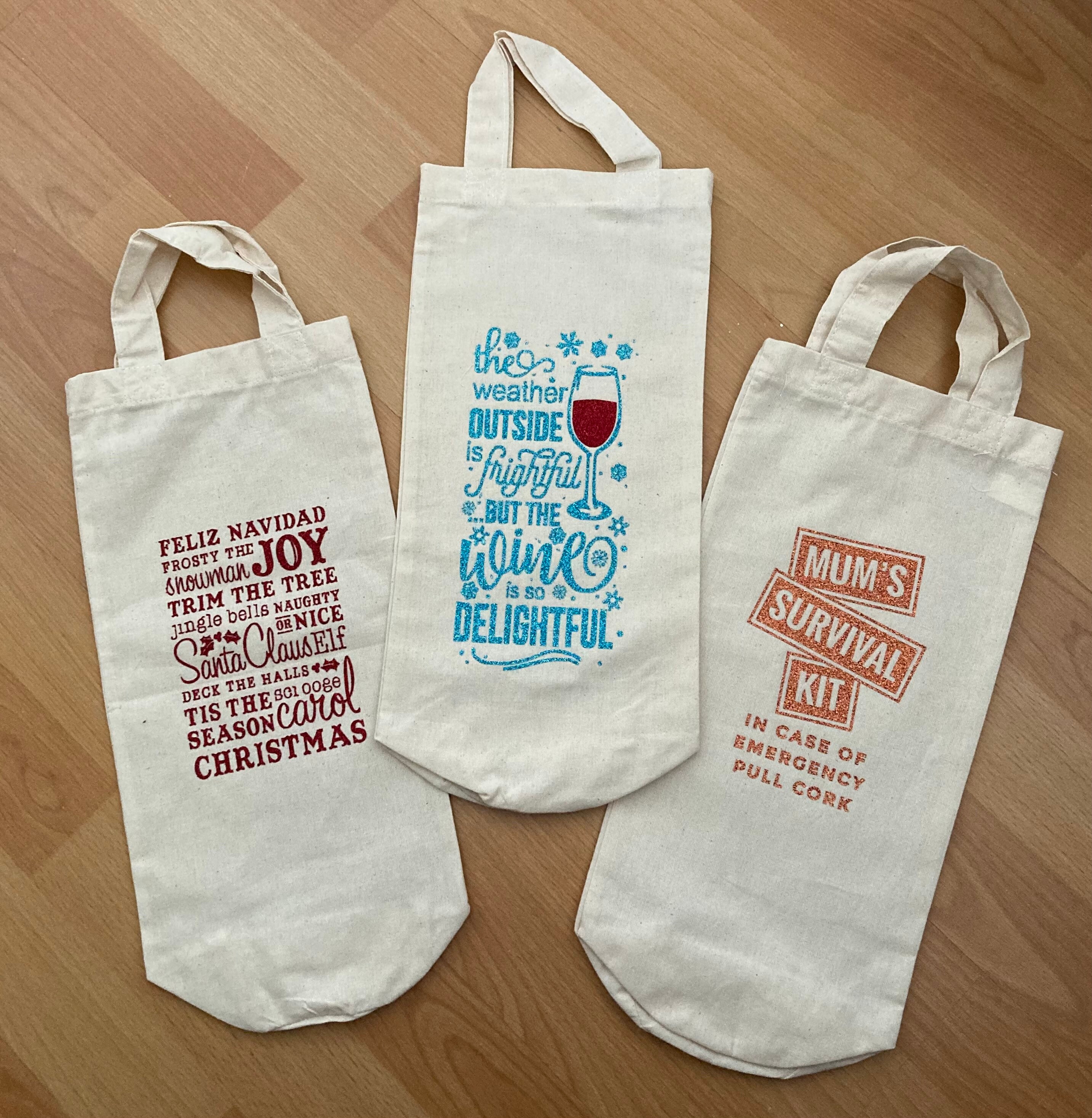 Personalised Bottle Gift Bag Birthday Etsy UK