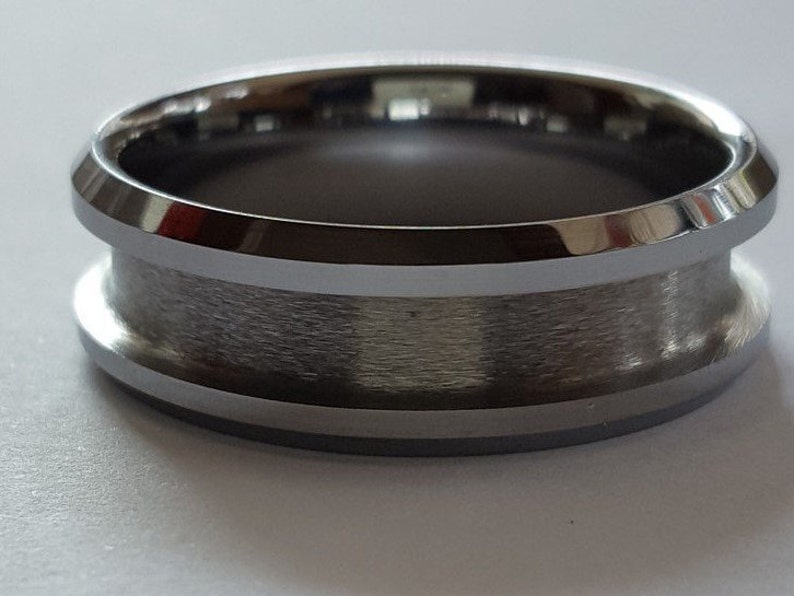 Tungsten Carbide Ring Blank for Inlay Etsy