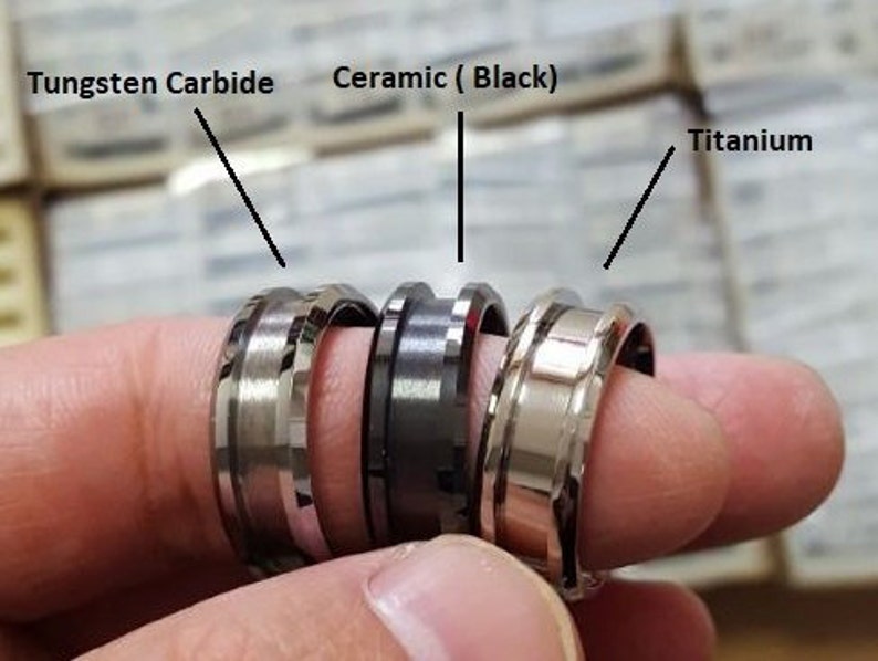 Tungsten Carbide Ring Blank for Inlay Etsy