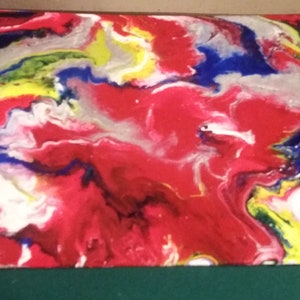 Colorful pour