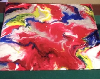 Colorful pour