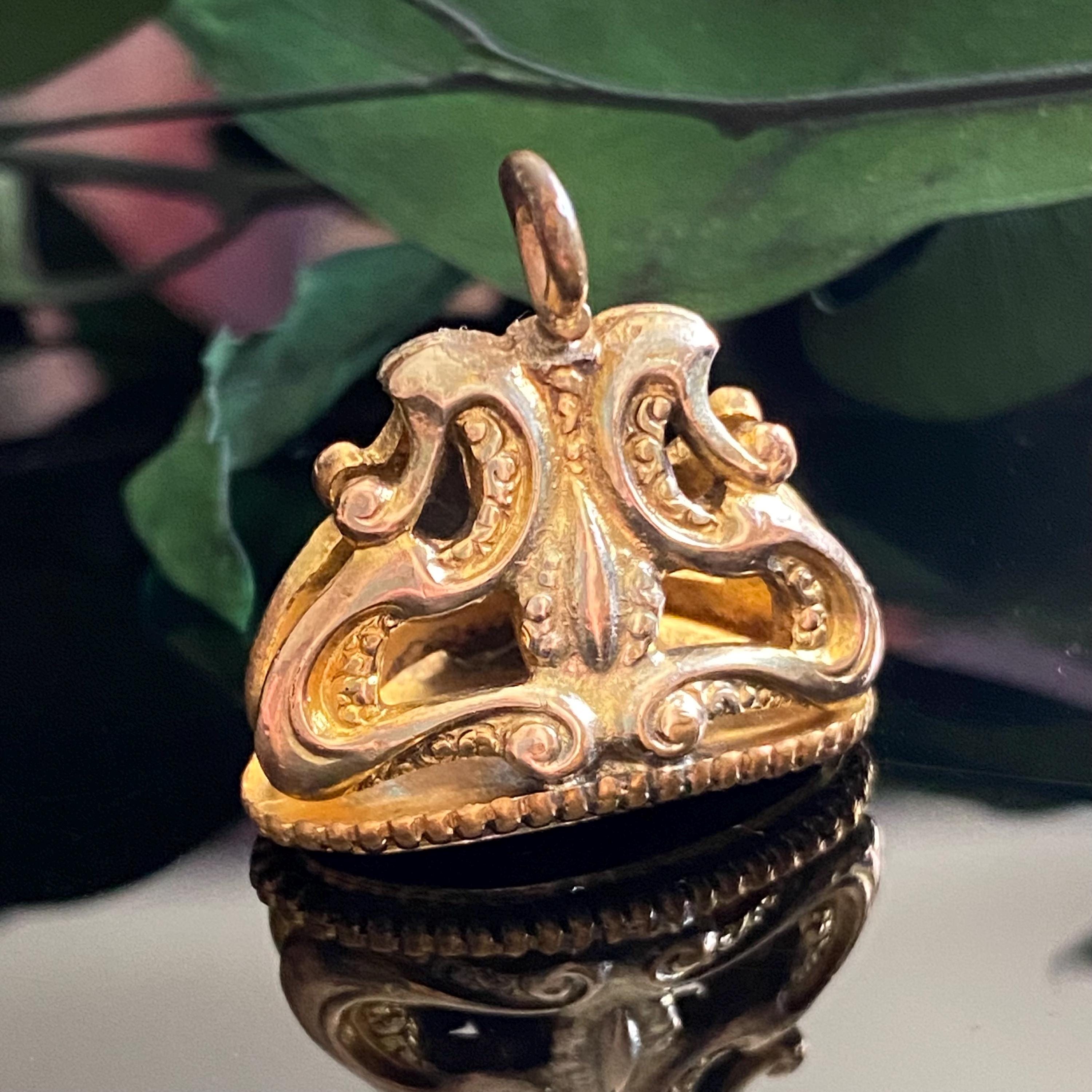 Wax Seal Gold Watch Fobs Antique Collection Of 14 Georgian And - Main Image