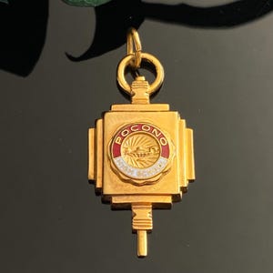 Vintage High School Pendant Charm - Etsy
