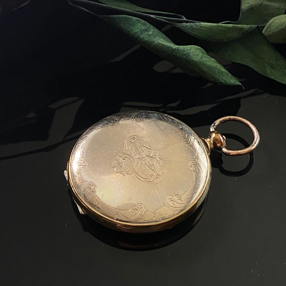 Antique Victorian Large Daguerrotype Photo Locket - image 3