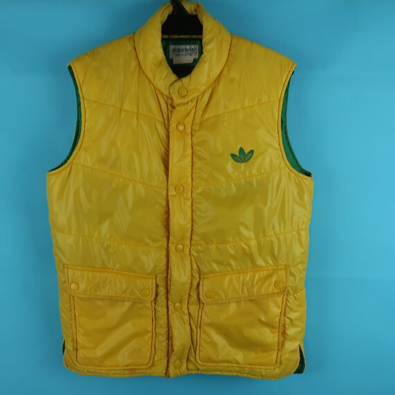 yellow adidas vest