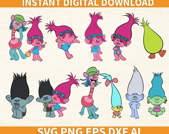 Download Princess Poppy Svg Etsy