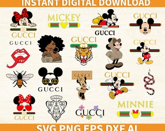 Download Mickey Gucci Svg Etsy
