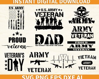 Download Army Veteran Svg Etsy