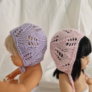 Doll clothes, doll hat, Miniland hat, knitted hat for dolls, Minikane, Gordi doll hat