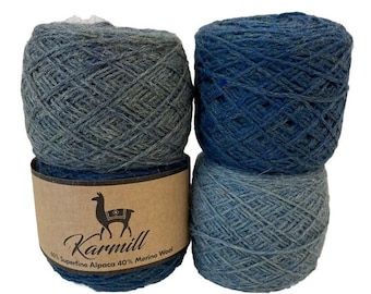 60% Superfine Alpaca 40 Merino - Sport Weight - Skein 50 Grams - Superfine Alpaca Wool- Merino Wool - Natural Fiber - Knitting Wool - Yarn