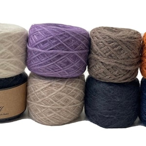 100% Llama Soft Baby - Wolle - Kammgarn - 50 Gramm - Lama Baby Wolle - Lama Garn - Naturfaser - Lama Baby - Weiches Garn - Naturwolle