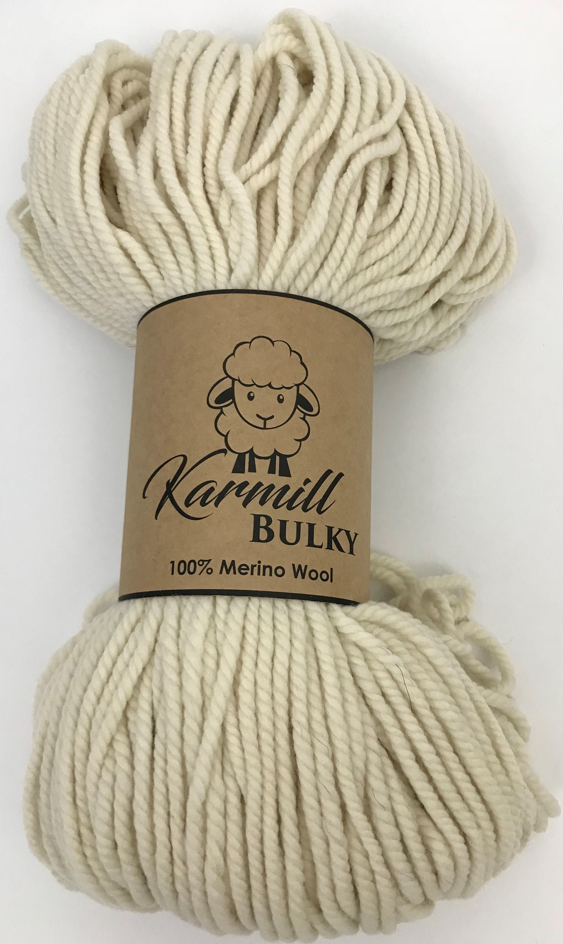 100 Merino Wool Super Bulky Weight Hank 200 Grams Super Chunky