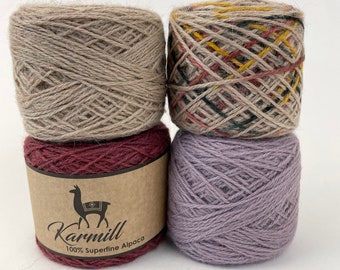 100% Superfine Alpaca - Sport Weight - Skein 50 Grams - Superfine Alpaca Yarn - Knitting Wool - Alpaca Fiber -Natural Wool- Soft Yarn - Wool