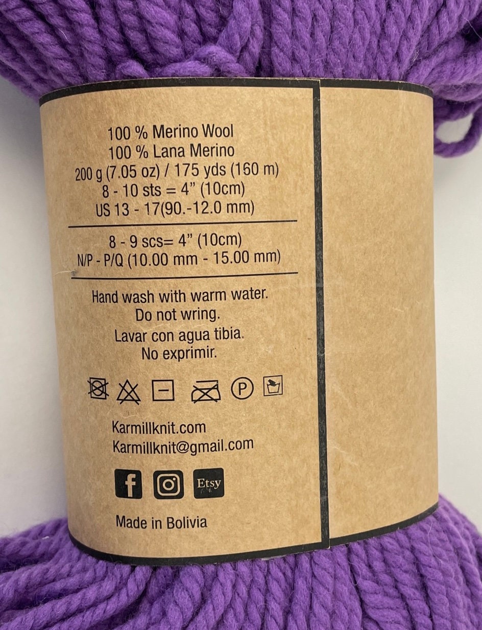 Pudgy – Super Bulky Merino Wool Yarn