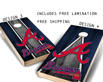 s AB15 Atlanta Braves cornhole board or vehicle decal