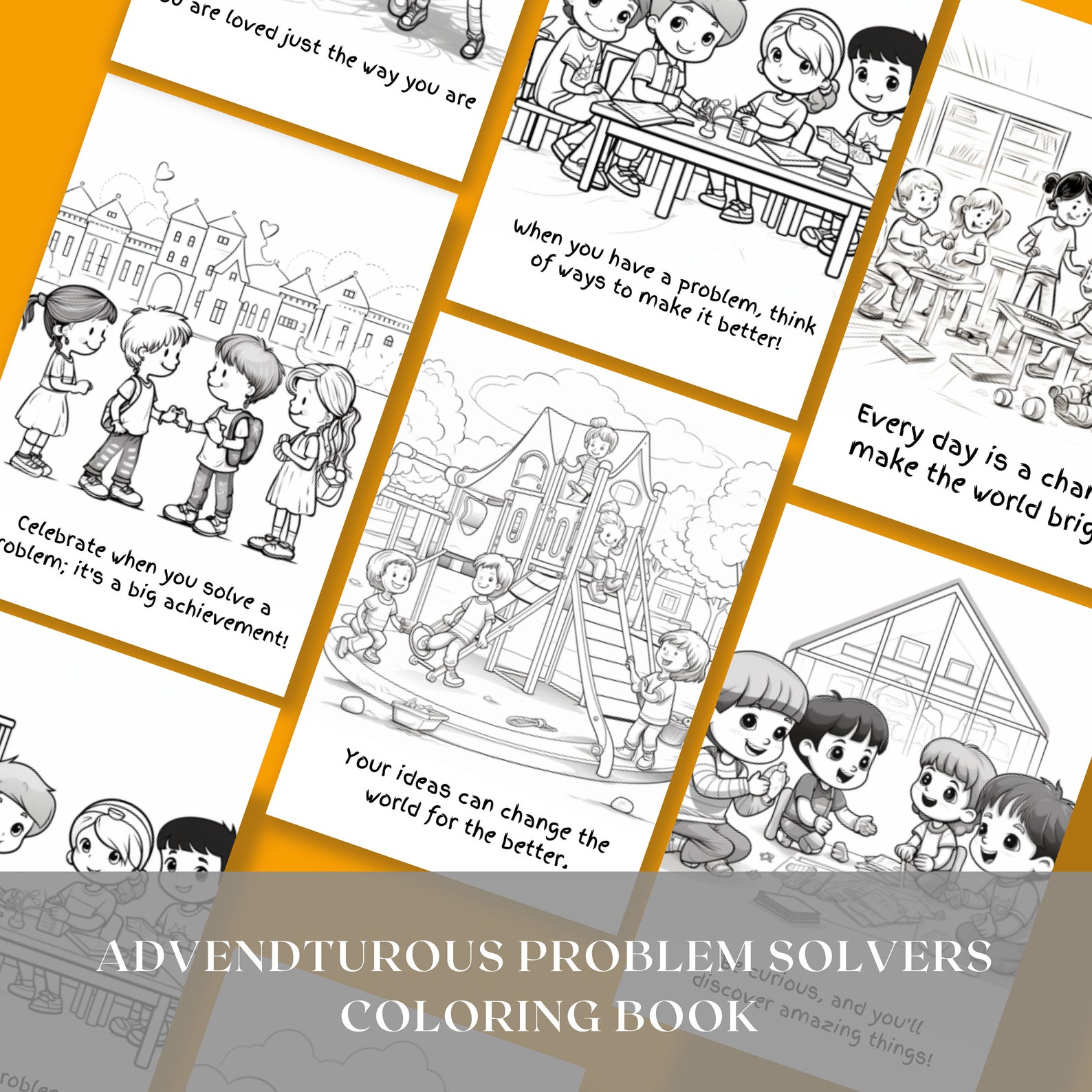 Printable Problem Solver Coloring Book | Empowering Kids to Be Problem ...