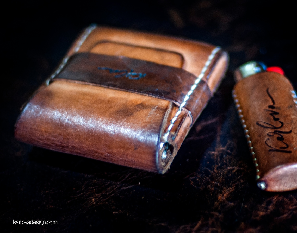 Leather Cigarette Case PDF Pattern Etsy