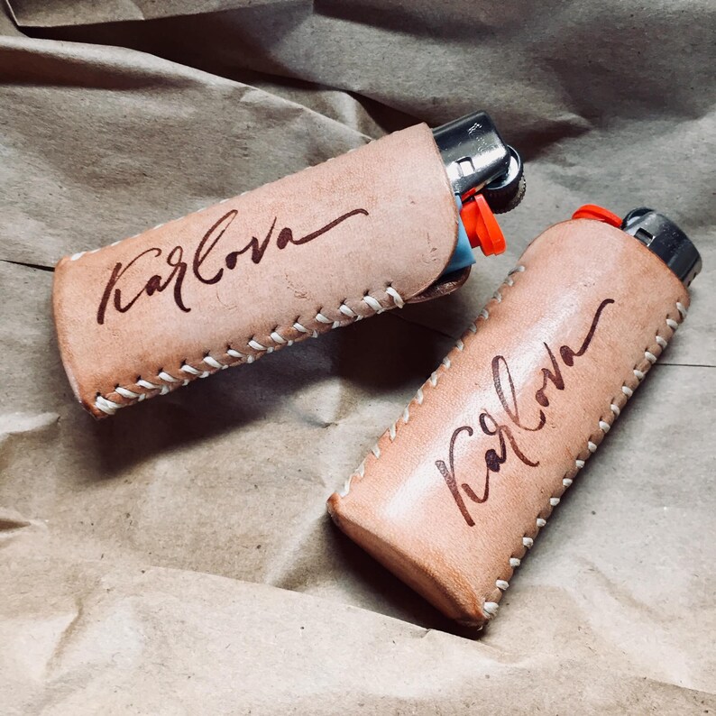 BIC lighter leather case pattern Etsy