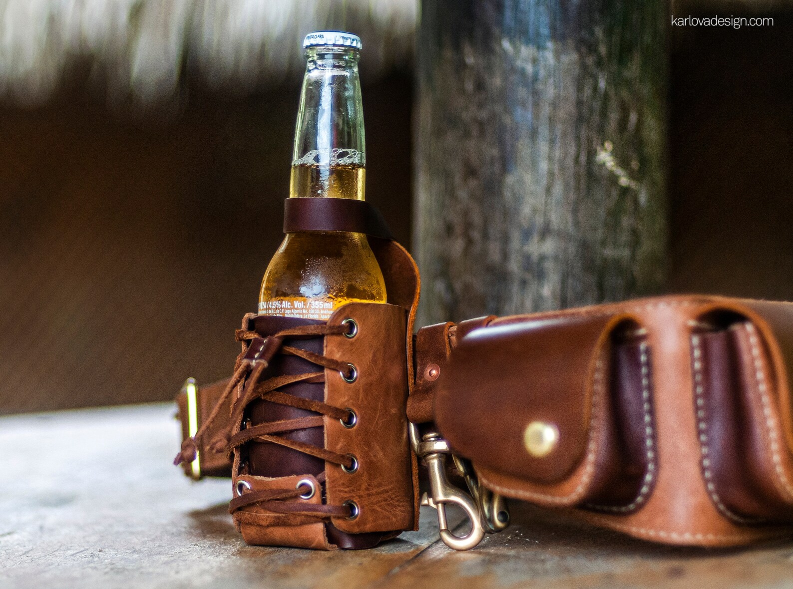 Leather Adjustable Drink Holster PDF Pattern Etsy