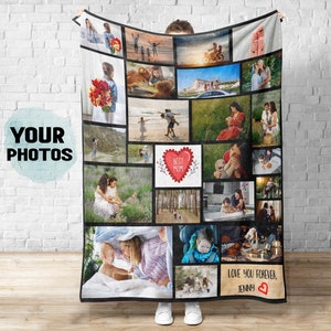 Mothers day blanket, Personalized Mom blanket, Photo blanket customized, Custom blanket with picture, Personalized blanket for adults