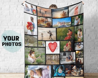 Mothers day blanket, Personalized Mom blanket, Photo blanket customized, Custom blanket with picture, Personalized blanket for adults