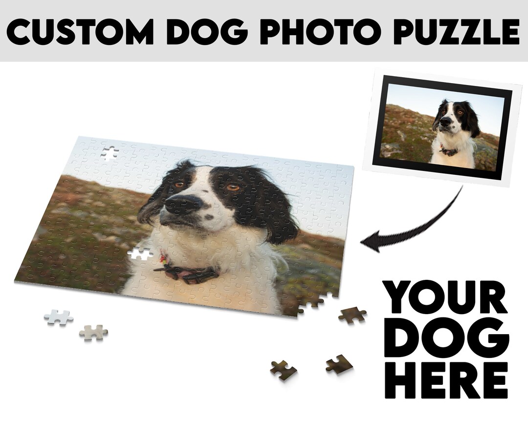 Customized Pet Puzzles Personalized Puzzles Dog Picture Etsy