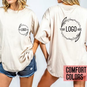 Benutzerdefiniertes Logo Shirt, benutzerdefinierter Text Personalisiertes Shirt, Geschenke für Massenangestellte, Firmengeschenke, Gruppen-Shirts