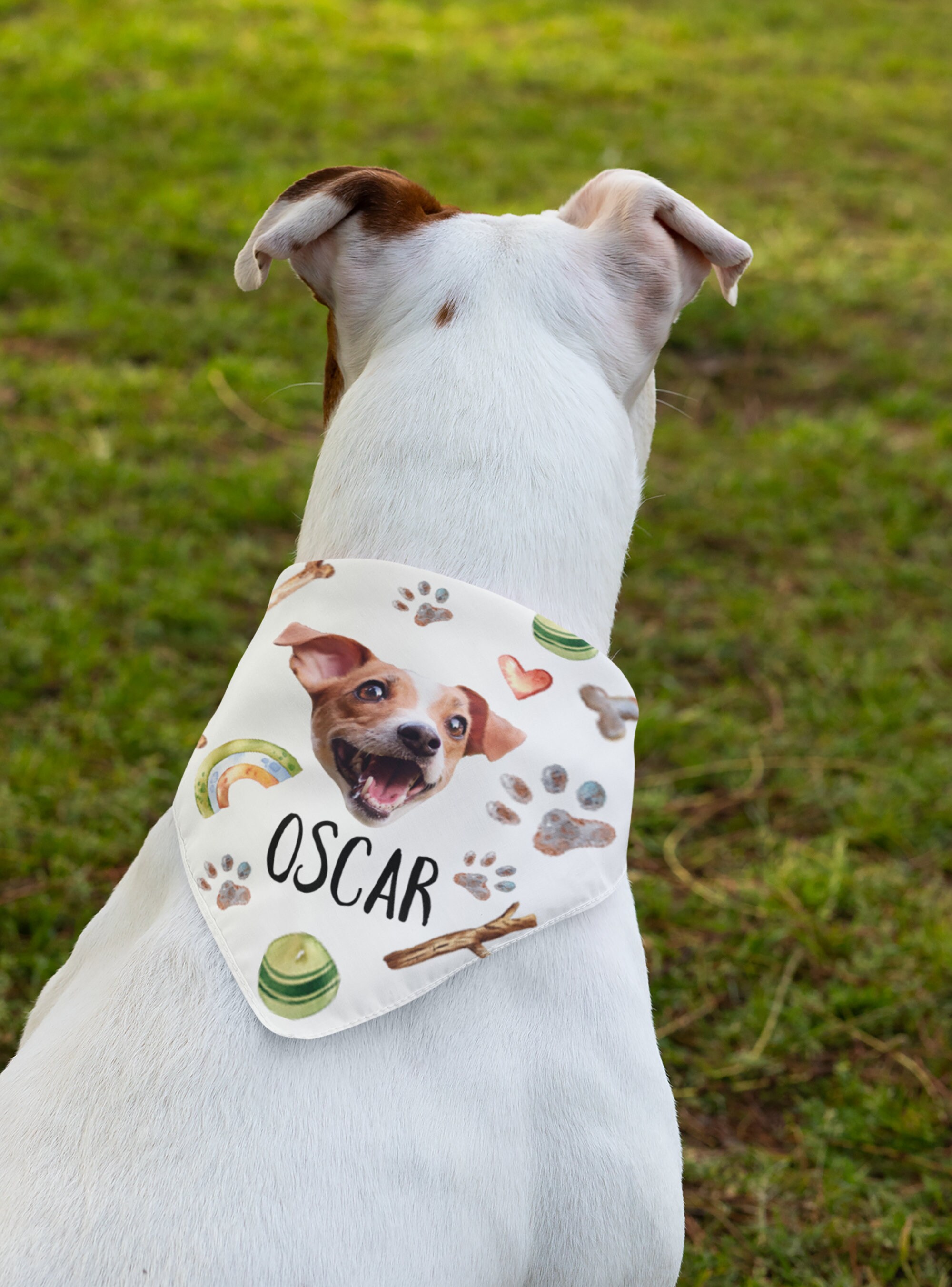 Custom Dog Bandana Dog Name Bandana Personalized Dog Etsy