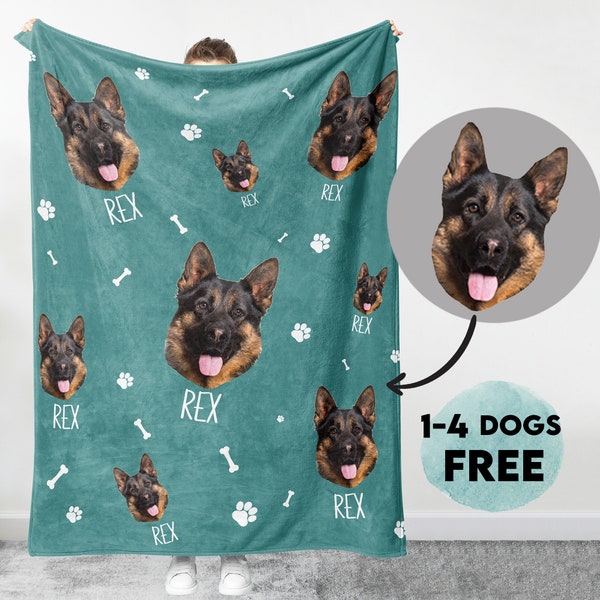 Custom Dog Blanket, Pet photo blanket, Dog Picture Blanket, Custom photo blanket, Custom blanket with picture