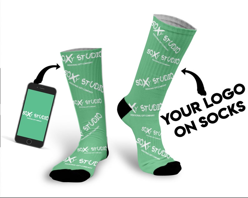 Custom logo socks Gift for employees from Boss leaving gifts | Etsy
