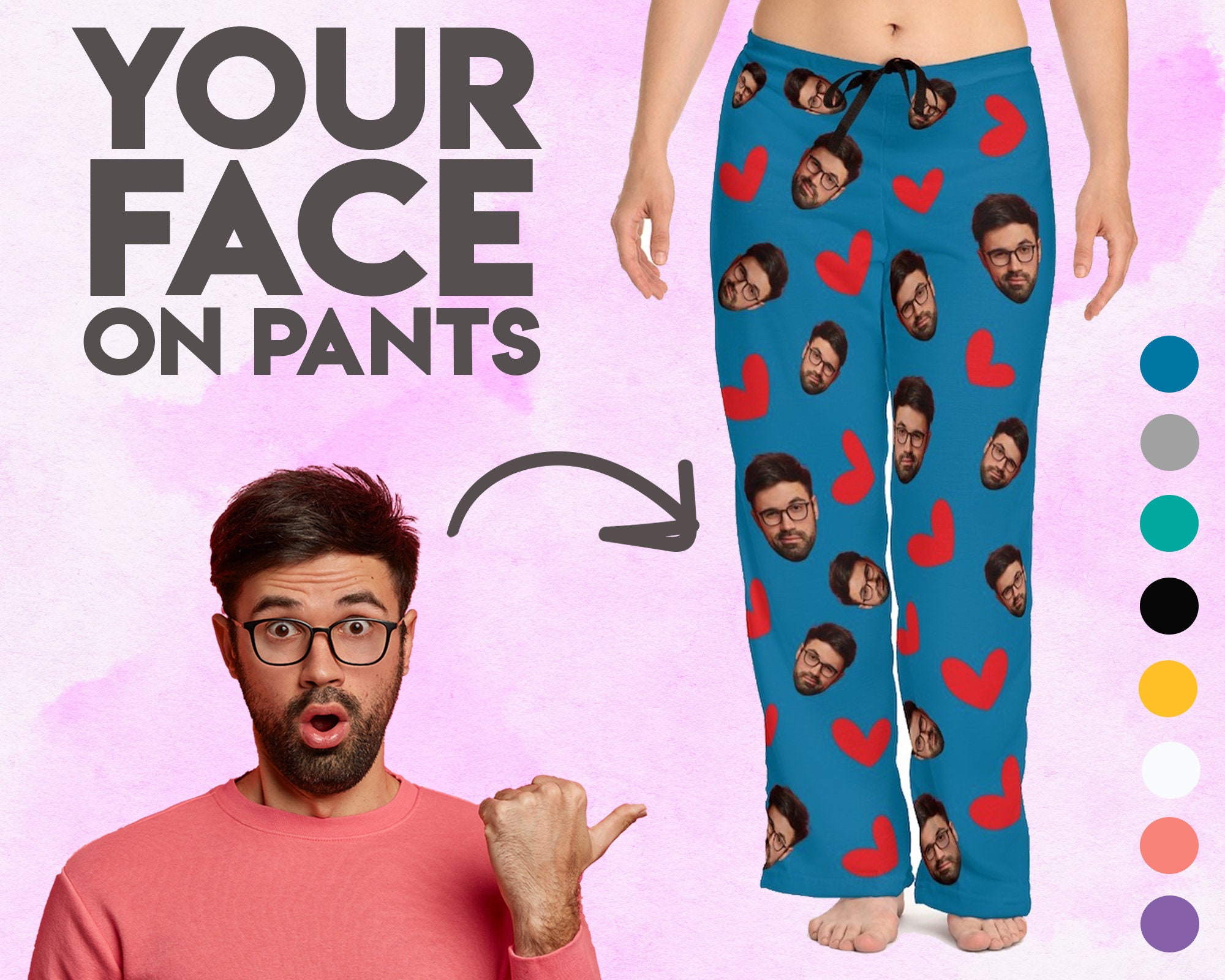 Pajamas with your face on it sale