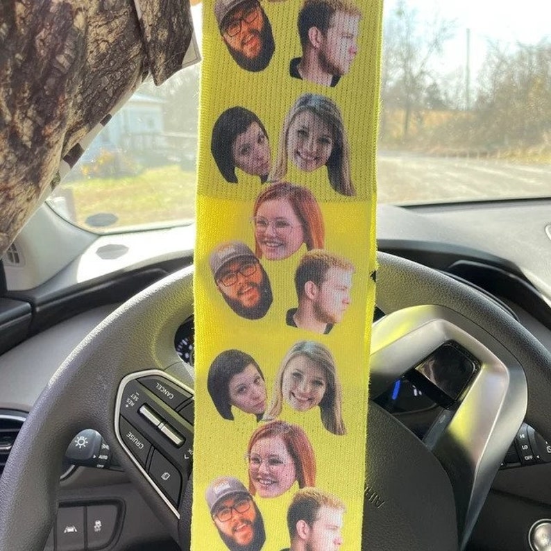Picture Socks with custom face print, displayed as unique Mother's Day, Father's Day gift idea