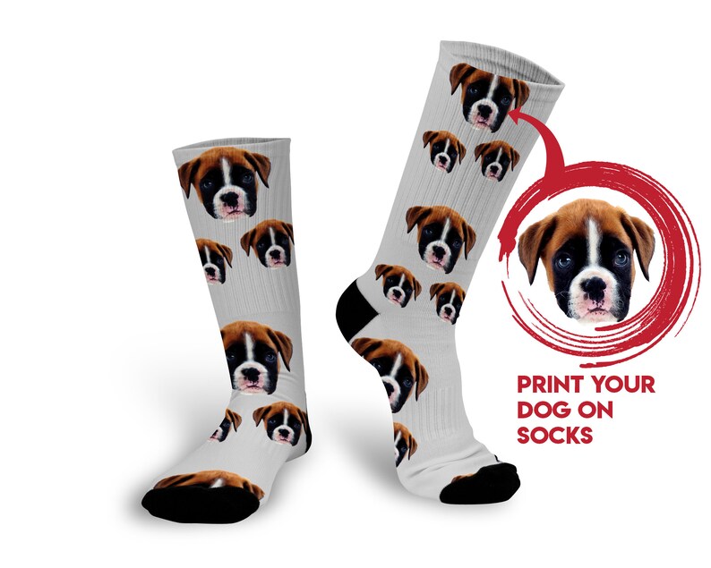 Custom Dog Socks Personalized Socks with Dog Face Dog Face Etsy