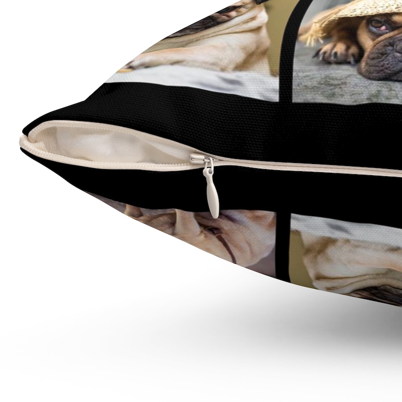 Custom dog pillow, Dog remembrance gift, Custom photo pillow, Dog loss sympathy gift, In memory of dog customizable pillow Custom Pet Pillow image 7
