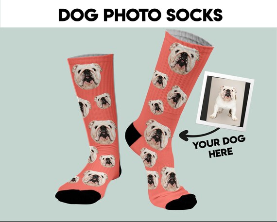 custom dog socks etsy
