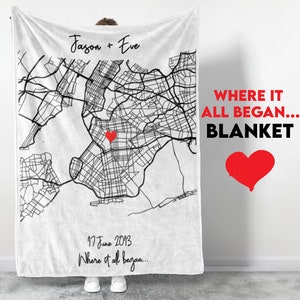 Couverture de carte personnalisée, couverture de carte où nous nous sommes rencontrés, couverture de carte de la Saint-Valentin, couverture de carte cadeau de fiançailles, cadeau d'anniversaire pour lui ou elle
