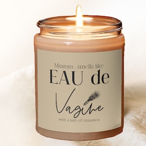 Rude sexy candle gift for boyfriend with funny label Candle With Funny Quote Rude Valentines gift Inappropriate gift