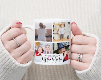 Personalized photo mug, Great grandma gift with picture, Grandma coffee mug, Grandpa mug, Nana gift personalized