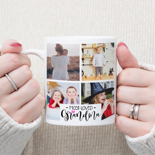 Personalized photo mug, Great grandma gift with picture, Grandma coffee mug, Grandpa mug, Nana gift personalized