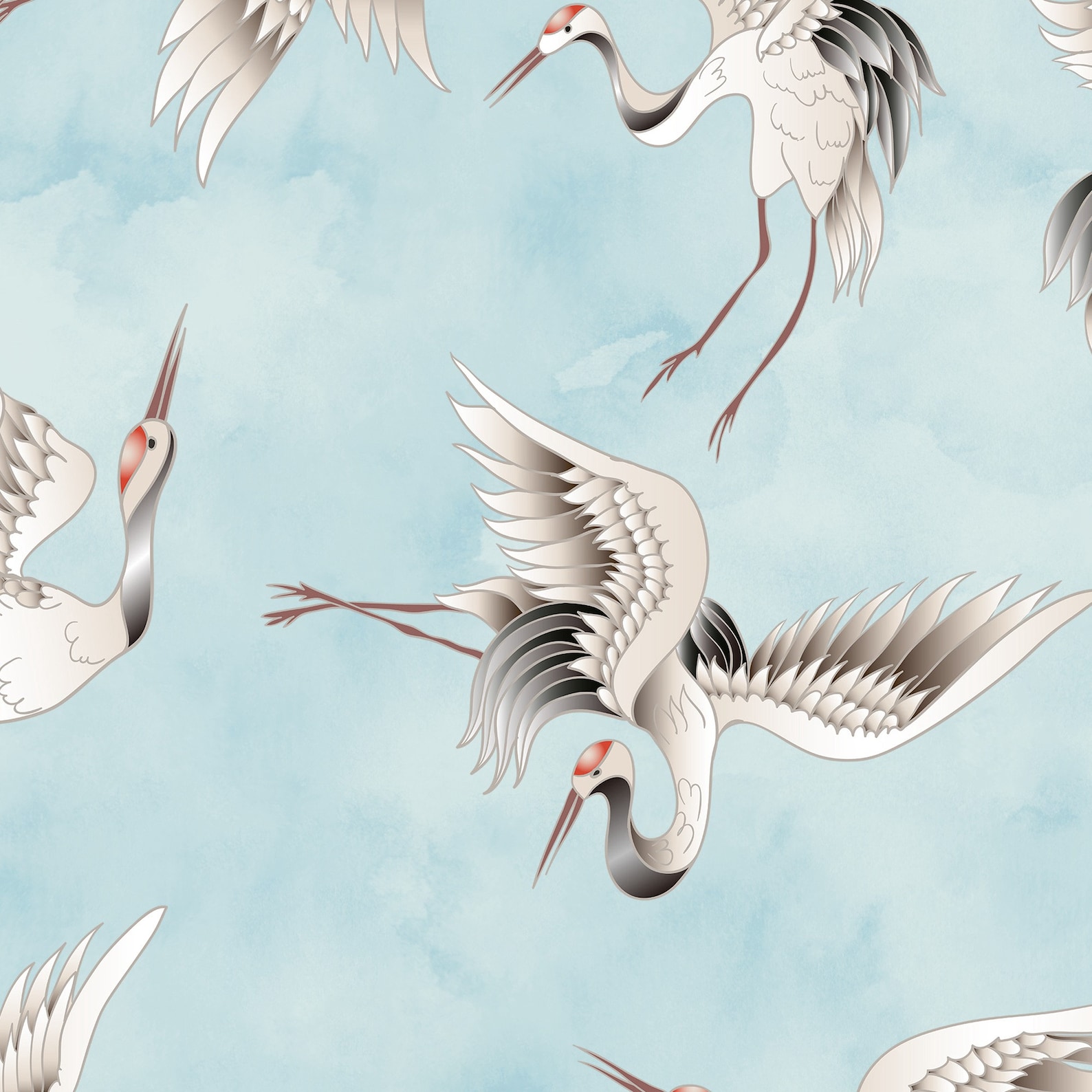 Chinoiserie Bird Wallpaperremoveable Non Woven Wallpaper - Etsy