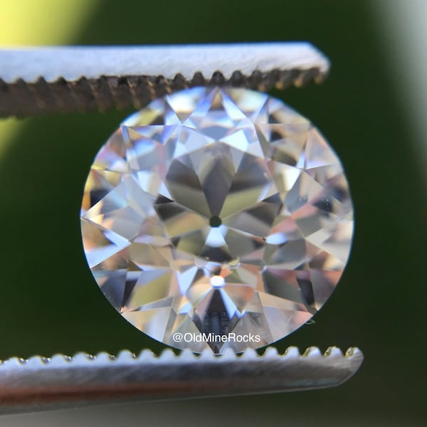 Old European Cut Diamond Simulant Cubic Zirconia Victoria