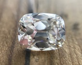 Elongated Old Mine Cut Antique Cushion Diamond Simulant Cubic Zirconia Style C