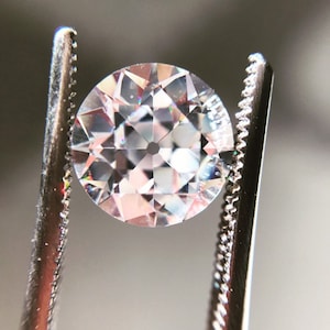 Alt Schliff Nahe Farblos Diamant Simulant Cubic Zirconia Georgie