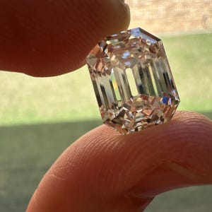 Antique Emerald Step Cut Octagon Diamond Simulant Cubic Zirconia Priscilla