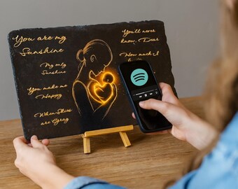 Gesso personalizzato "You Are My Sunshine" - Regalo canzone NFC