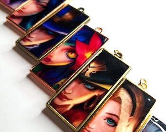 Collana ispirata a League of Legends / Regalo League of Legends / Jinx Ahri Yasuo Zed Lux Ekko Akali Gioielli Regalo per Gamer - Gadget Lol