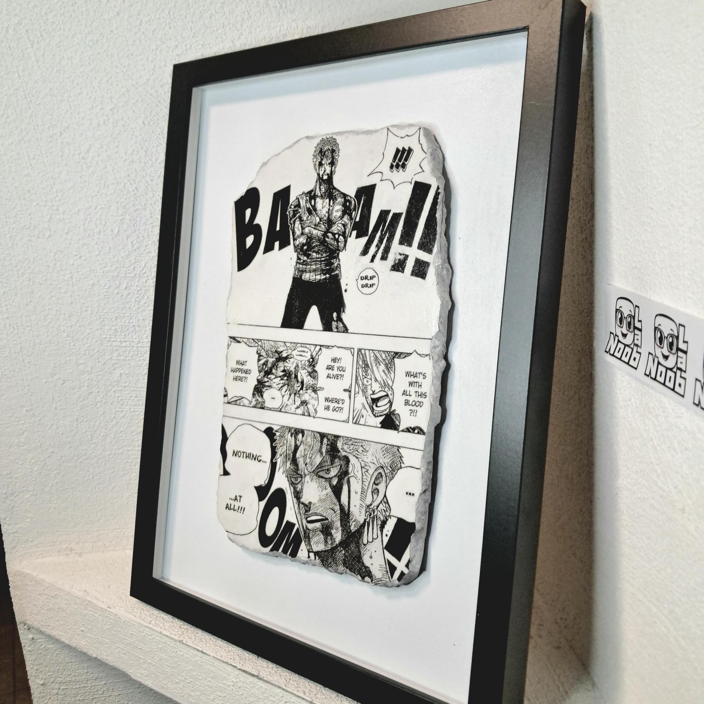 Inspired by One Piece Wall Art – Zoro “nothing Happened” Scene 